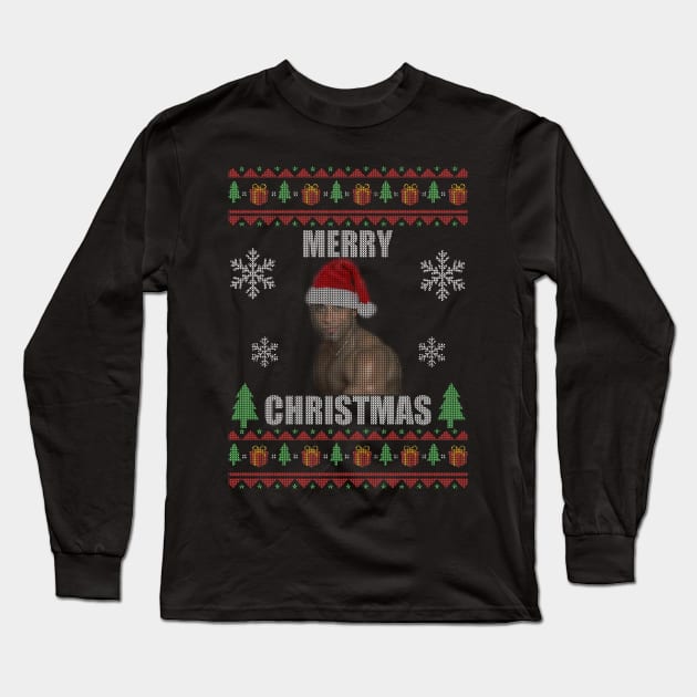 MERRY CHRISTMAS RICARDO MILOS Long Sleeve T-Shirt by giovanniiiii